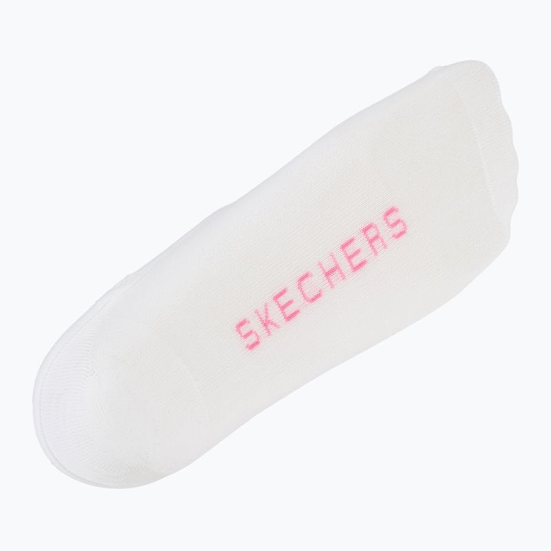 Жіночі шкарпетки SKECHERS Non Terry No Show Liner 3 пари white/purple 7