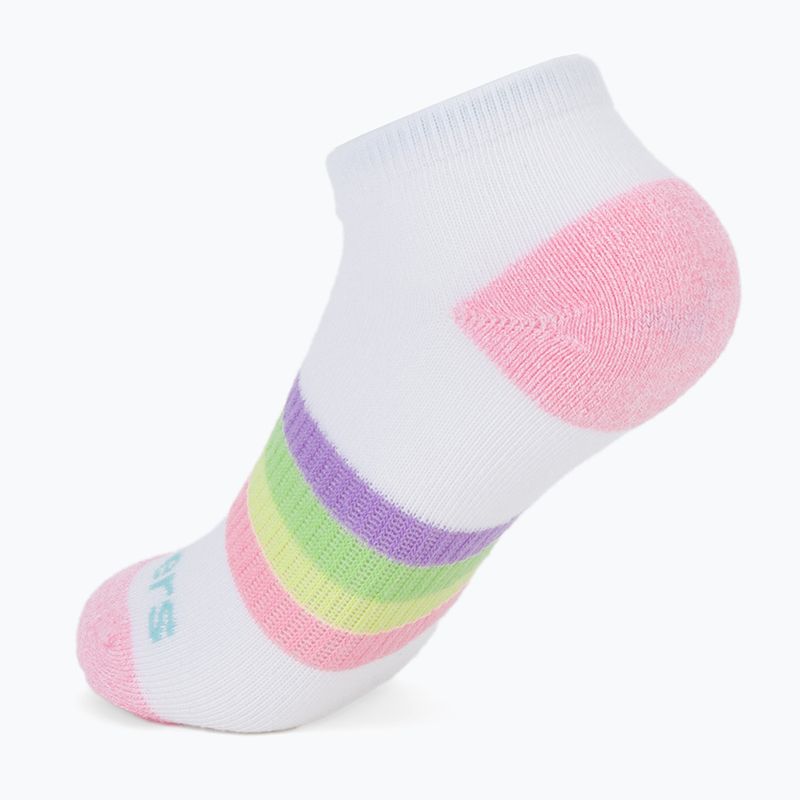 Шкарпетки дитячі SKECHERS Heel/Toe Terry Low Cut 6 пар white/light pink 8