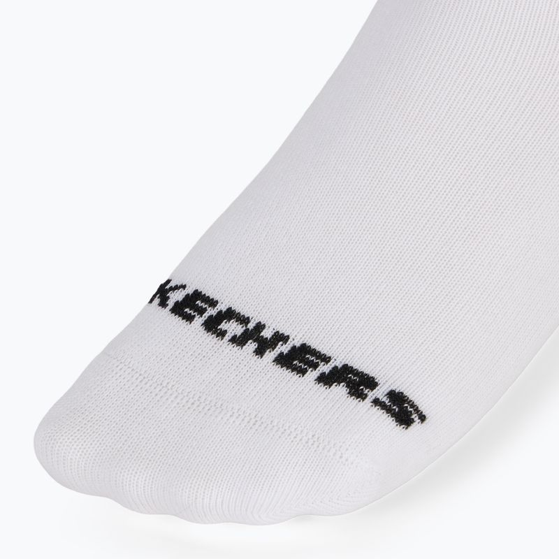 Шкарпетки дитячі SKECHERS Non Terry No Show 3 пари  white traditional 4