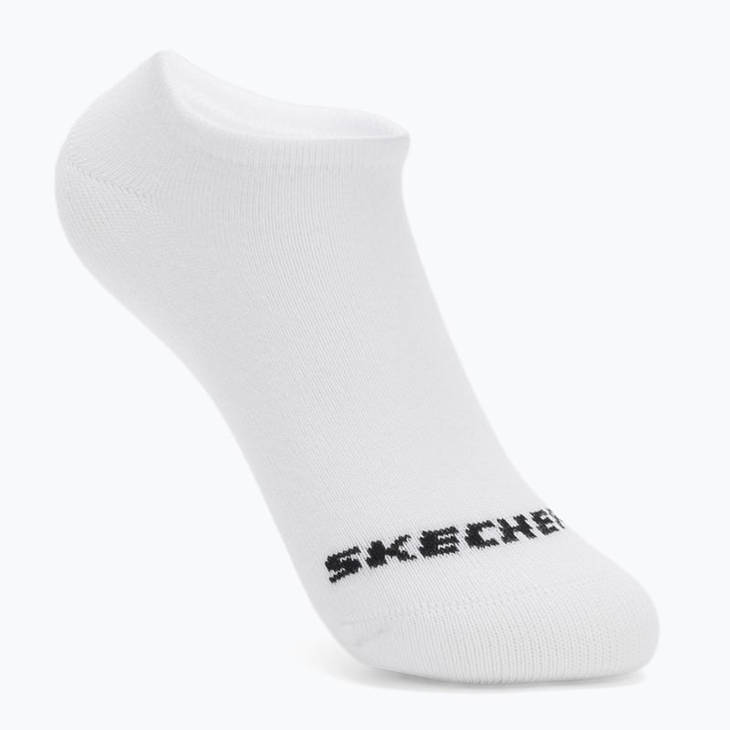Шкарпетки дитячі SKECHERS Non Terry No Show 3 пари white/grey 2