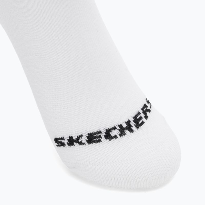 Шкарпетки дитячі SKECHERS Non Terry No Show 3 пари white/grey 6
