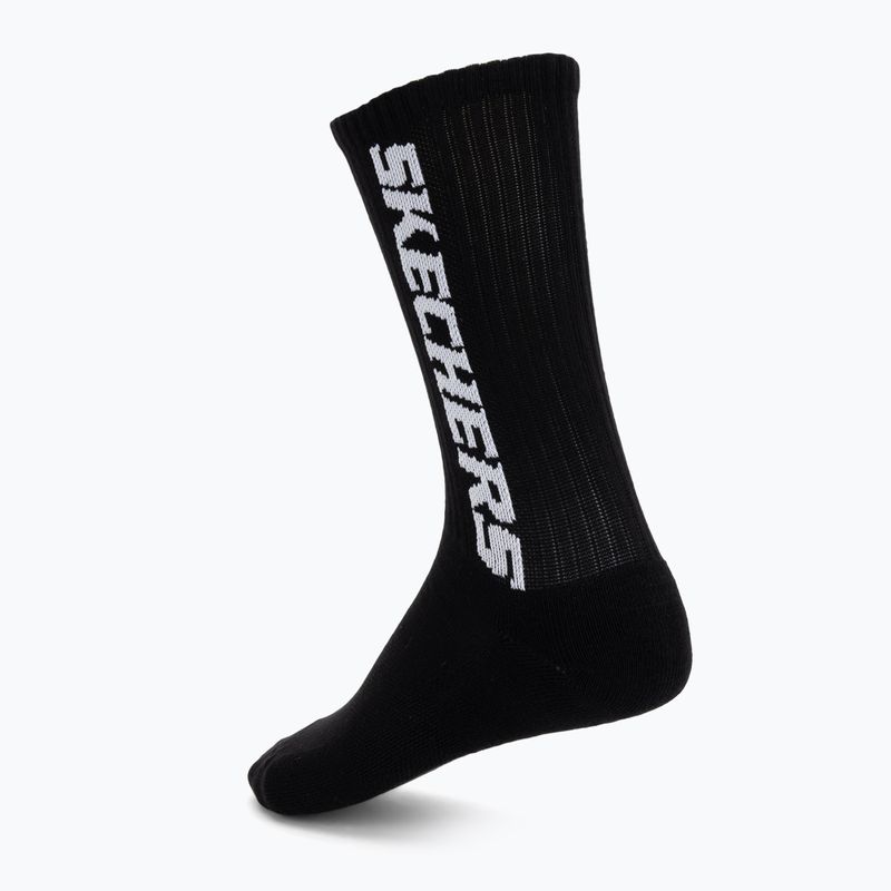 Шкарпетки SKECHERS Terry Crew 1/2 3 pack black 2