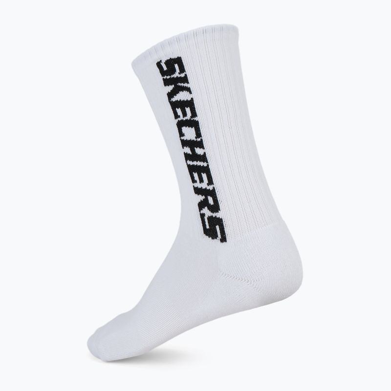 Шкарпетки чоловічі SKECHERS 1/2 Terry Crew 3 пари white/black 3