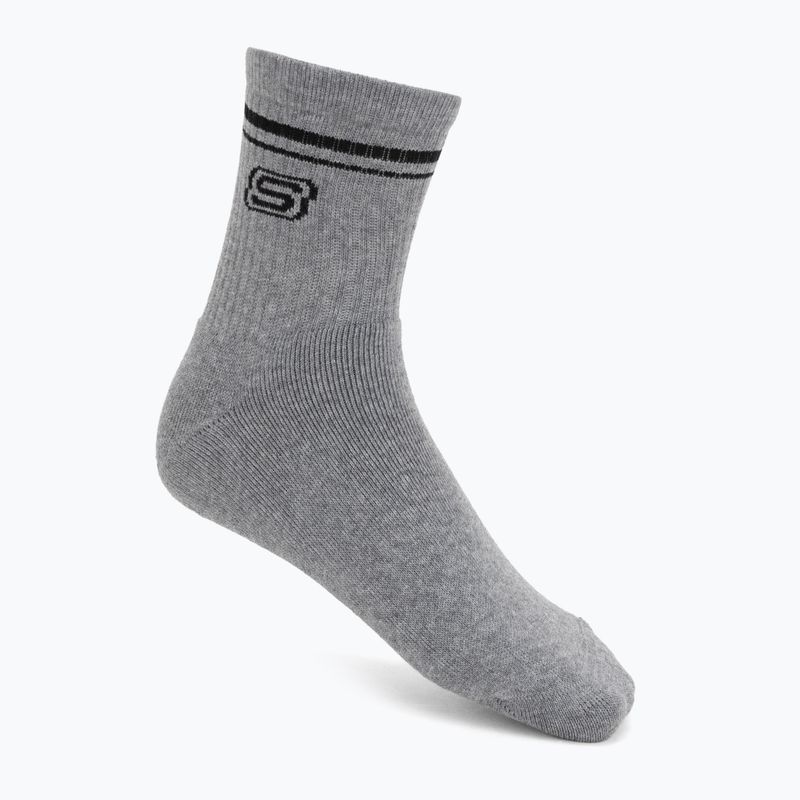 Шкарпетки SKECHERS Full Terry Low Crew grey/green 3