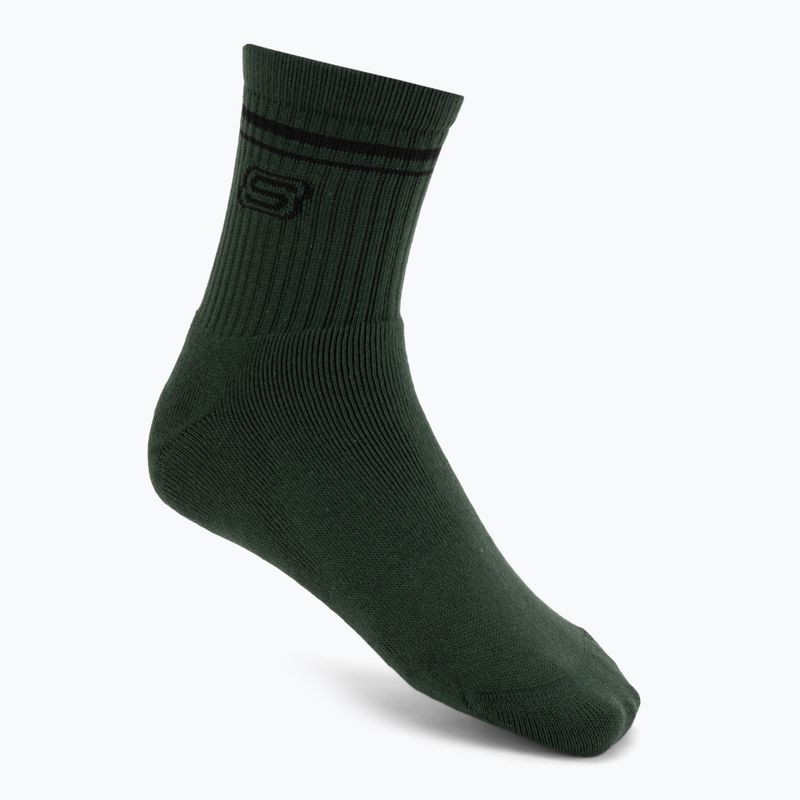 Шкарпетки SKECHERS Full Terry Low Crew grey/green 4
