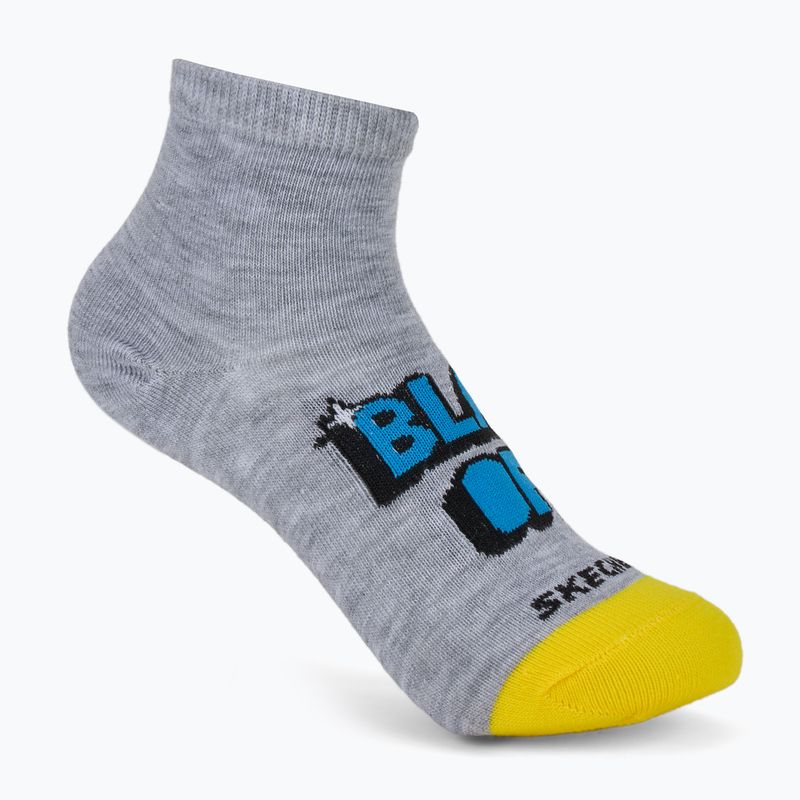 Шкарпетки дитячі SKECHERS Non Terry High Qtr Crew 6 пар grey/grey 4
