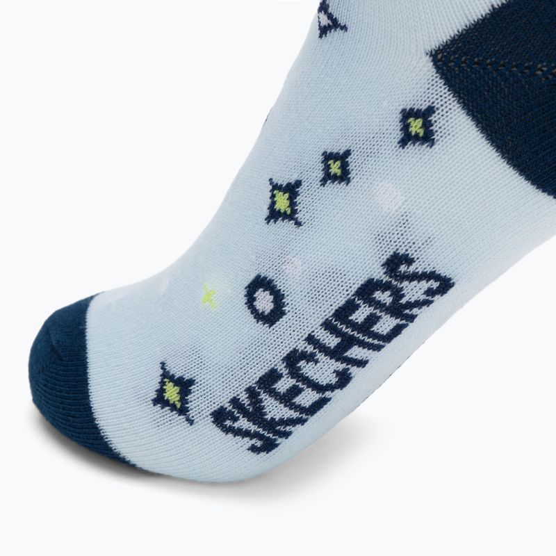 Шкарпетки дитячі SKECHERS 1/2 Terry Low Cut 6 пар teal 9