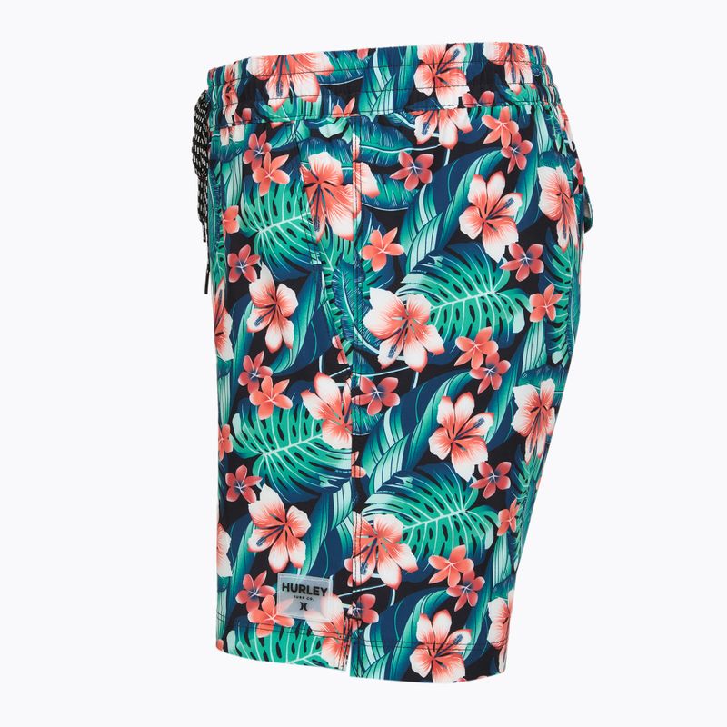Шорти для плавання чоловічі Hurley Cabana Floral Volley Swim Short Black 3