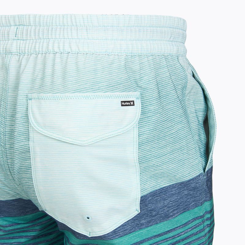 Шорти для плавання чоловічі Hurley Epic Ombre Volley Swim Short Teal Tint 4