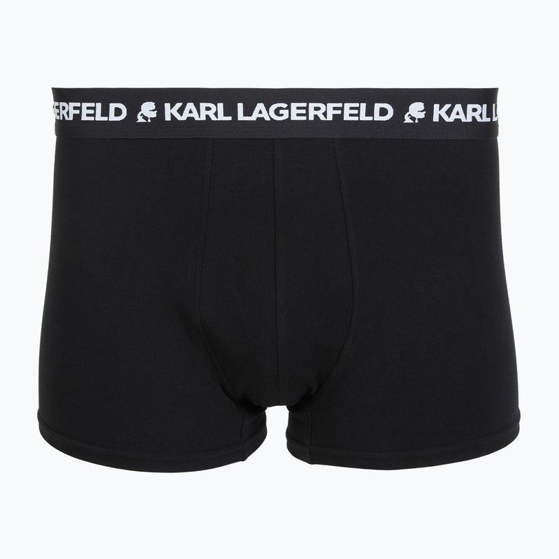Труси чоловічі KARL LAGERFELD Logo Trunk 7 пар black 2