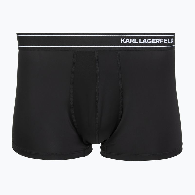 Труси чоловічі KARL LAGERFELD Stripe Logo Micro Trunk 3 пари black 2