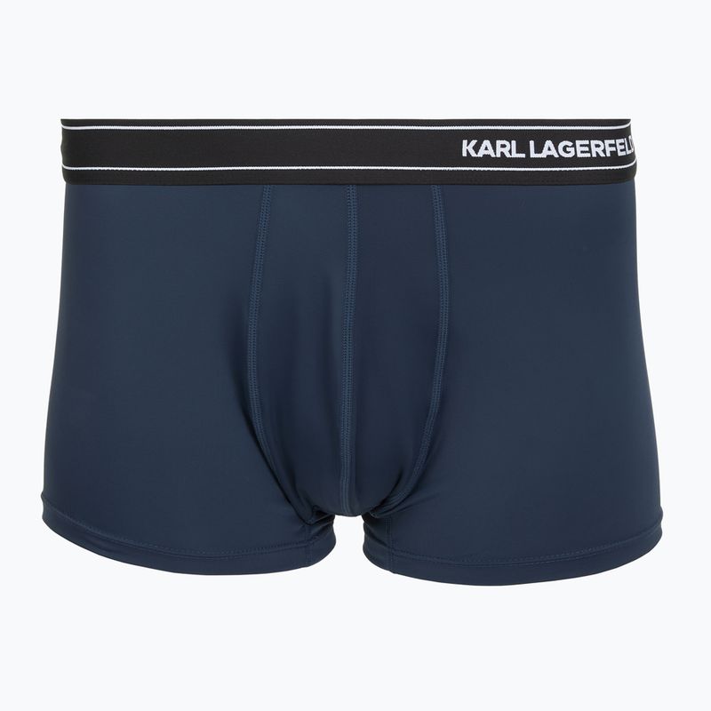 Труси чоловічі KARL LAGERFELD Stripe Logo Micro Trunk 3 пари mood indigo 2