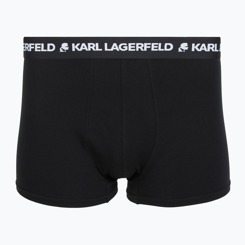 Труси чоловічі KARL LAGERFELD Logo Trunk 5 пар black 2