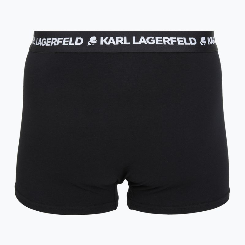 Труси чоловічі KARL LAGERFELD Logo Trunk 5 пар black 3