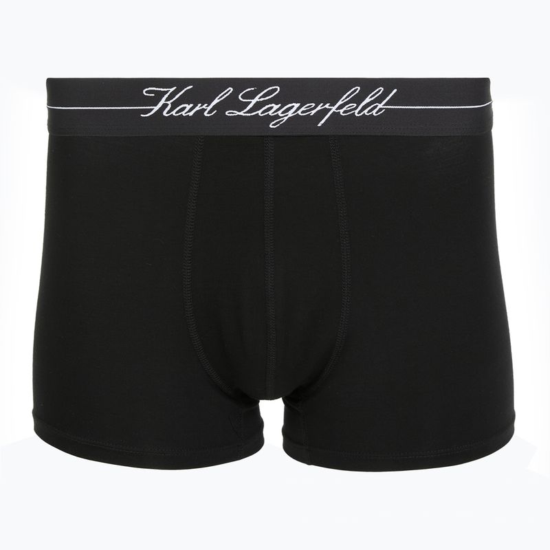 Труси чоловічі KARL LAGERFELD Hotel Karl Lyocell Trunk 3 пари black 2