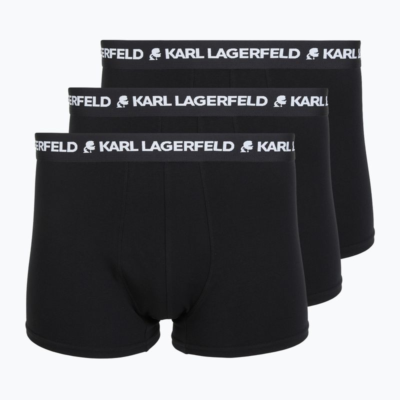 Труси чоловічі KARL LAGERFELD Logo Trunk 3 пари black
