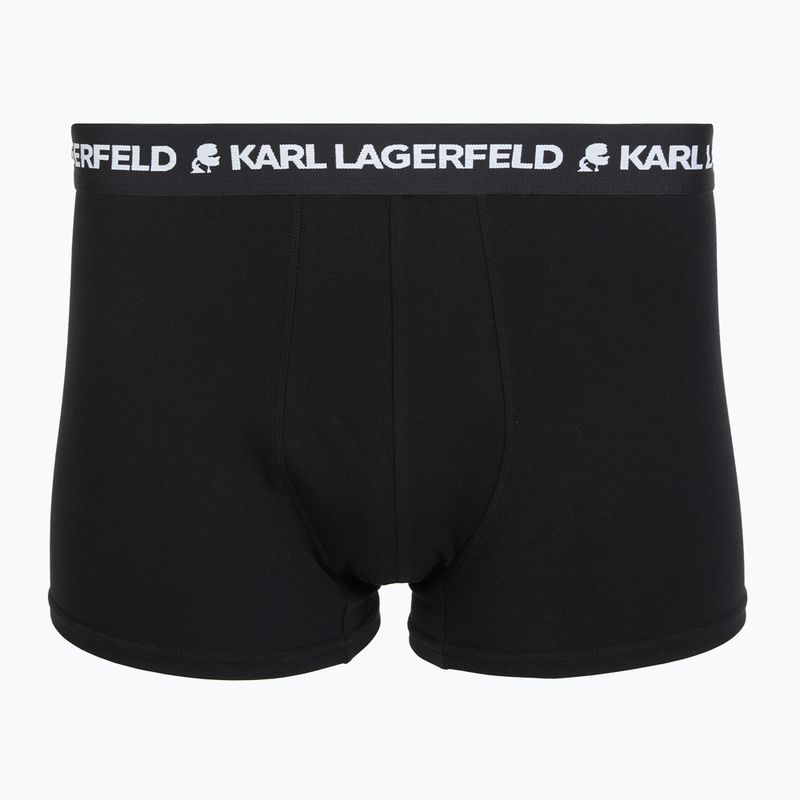 Труси чоловічі KARL LAGERFELD Logo Trunk 3 пари black 2
