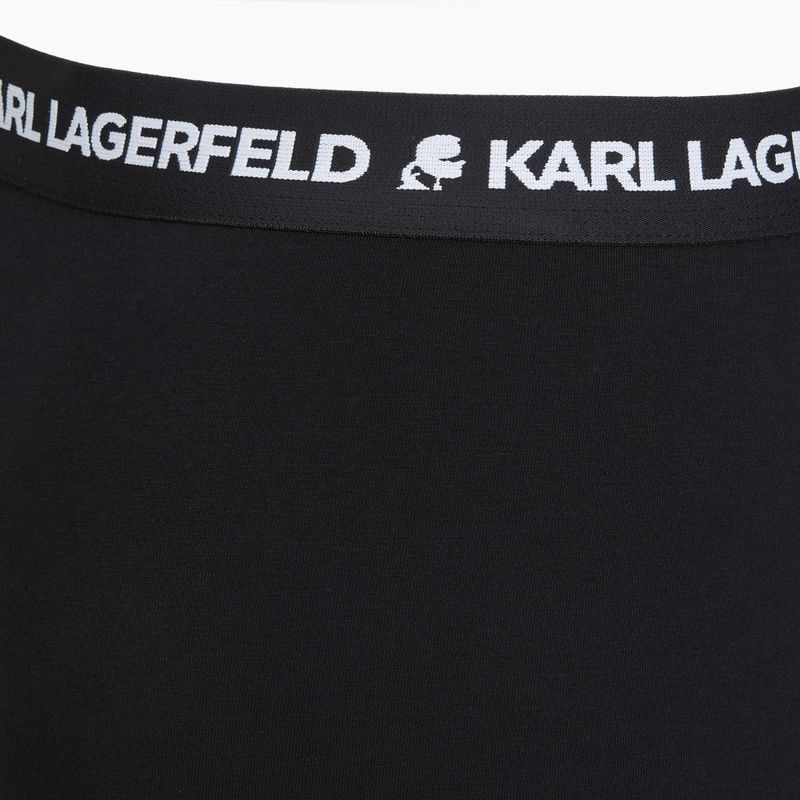 Труси чоловічі KARL LAGERFELD Logo Trunk 3 пари black 4