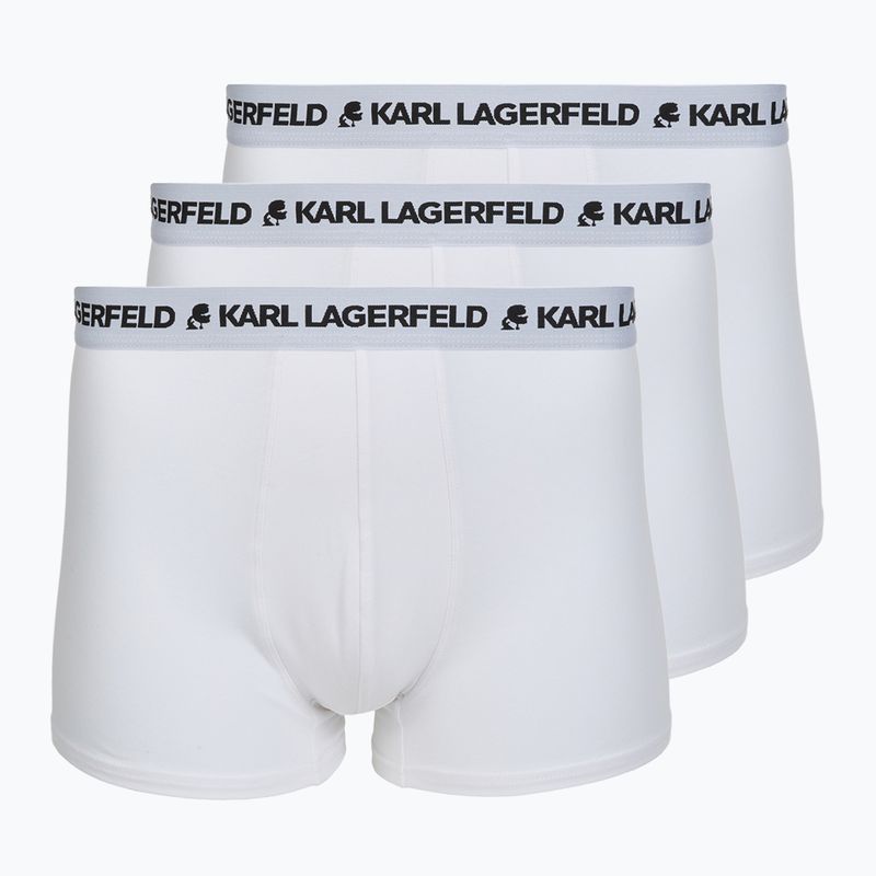 Труси чоловічі KARL LAGERFELD Logo Trunk 3 пари white
