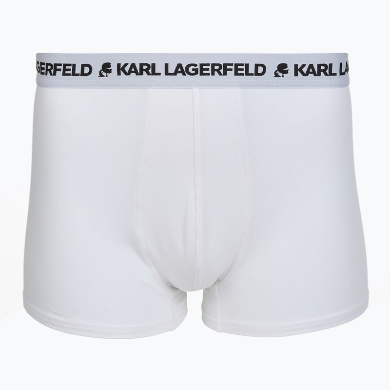 Труси чоловічі KARL LAGERFELD Logo Trunk 3 пари white 2