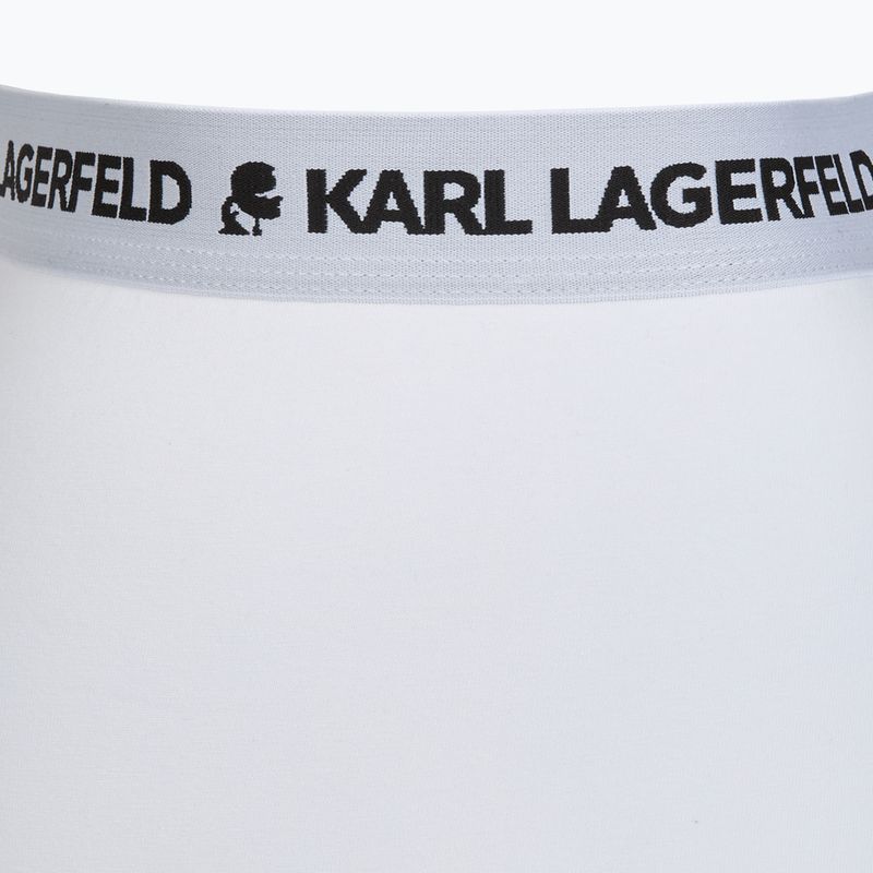Труси чоловічі KARL LAGERFELD Logo Trunk 3 пари white 4