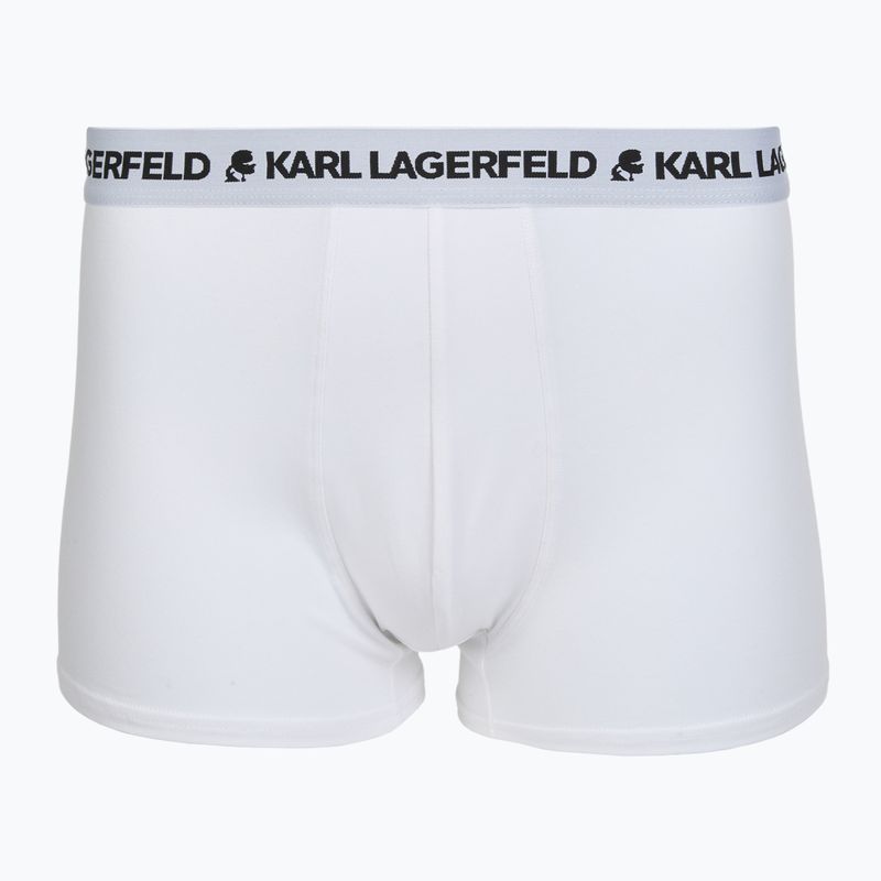 Труси чоловічі KARL LAGERFELD Logo Trunk 3 пари black/white/navy 2