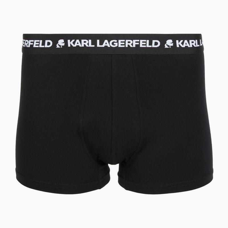 Труси чоловічі KARL LAGERFELD Logo Trunk 3 пари black/white/navy 4