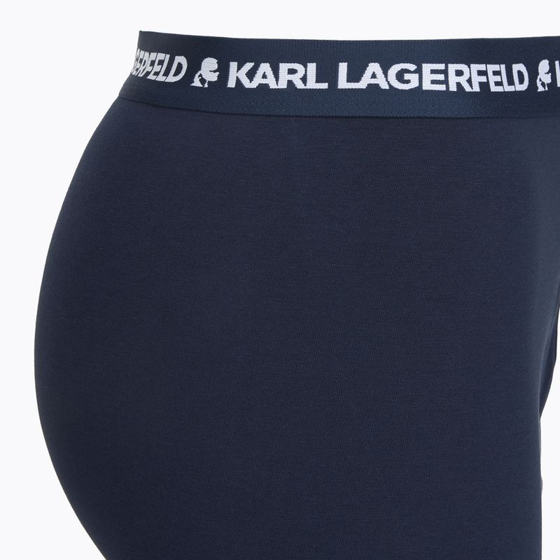Труси чоловічі KARL LAGERFELD Logo Trunk 3 пари navy 4