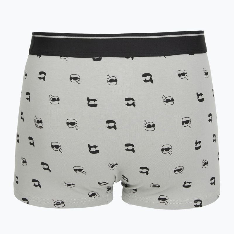 Труси чоловічі KARL LAGERFELD Ikon Aop Trunk 3 пари karl dot/ash black 5