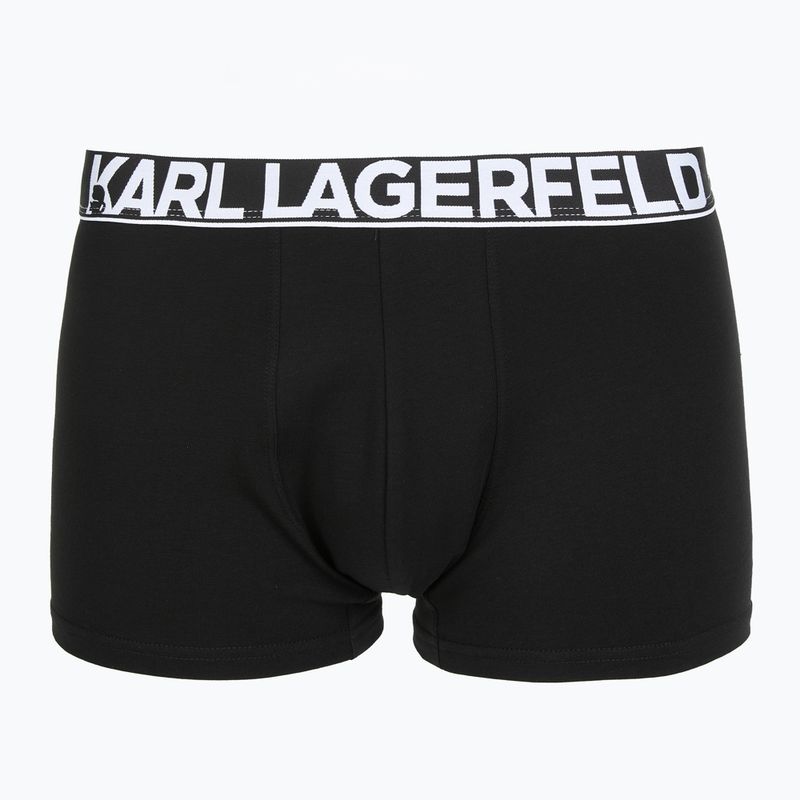 Труси чоловічі KARL LAGERFELD Bold Elastic Trunk 3 пари black 2
