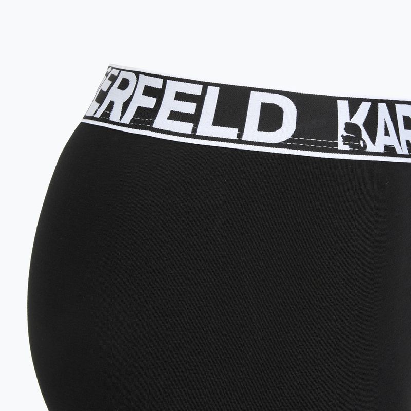 Труси чоловічі KARL LAGERFELD Bold Elastic Trunk 3 пари black 4