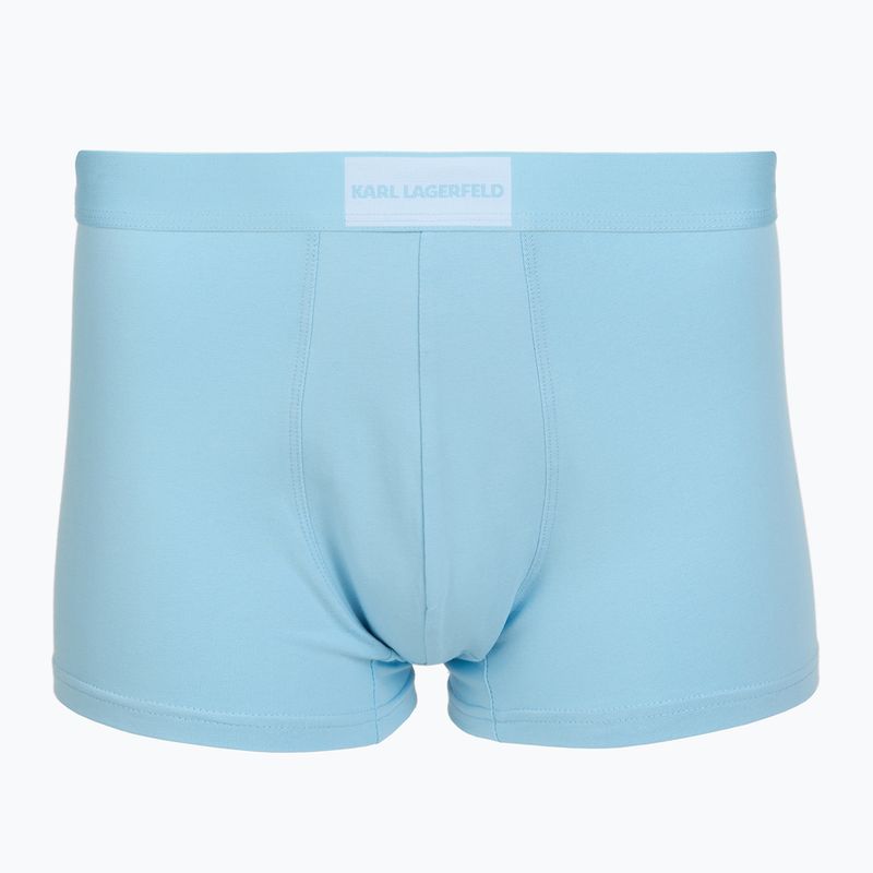 Труси чоловічі KARL LAGERFELD Essential Logo Trunk 3 пари olive/clear sky/excalibur 2