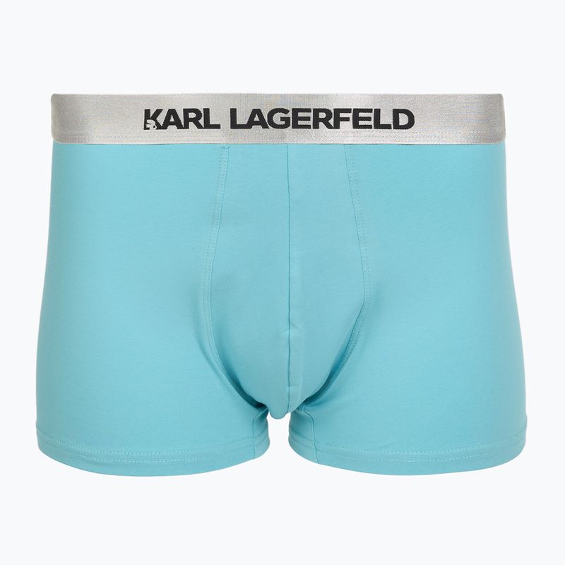 Труси чоловічі KARL LAGERFELD Elastic Trunk 3 пари dark sea/black/blue 2