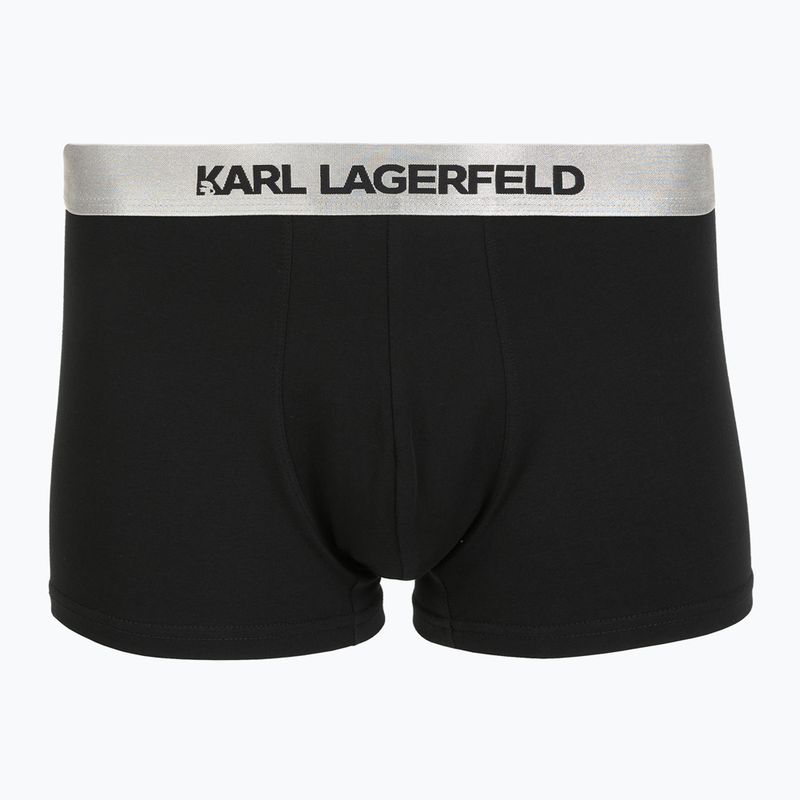 Труси чоловічі KARL LAGERFELD Elastic Trunk 3 пари dark sea/black/blue 4
