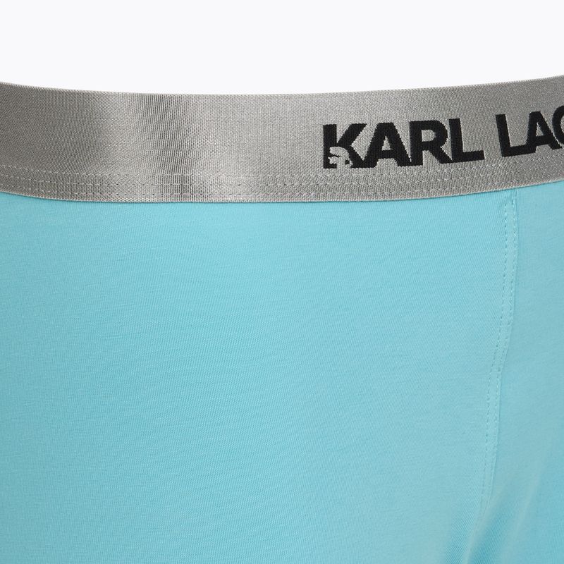 Труси чоловічі KARL LAGERFELD Elastic Trunk 3 пари dark sea/black/blue 6