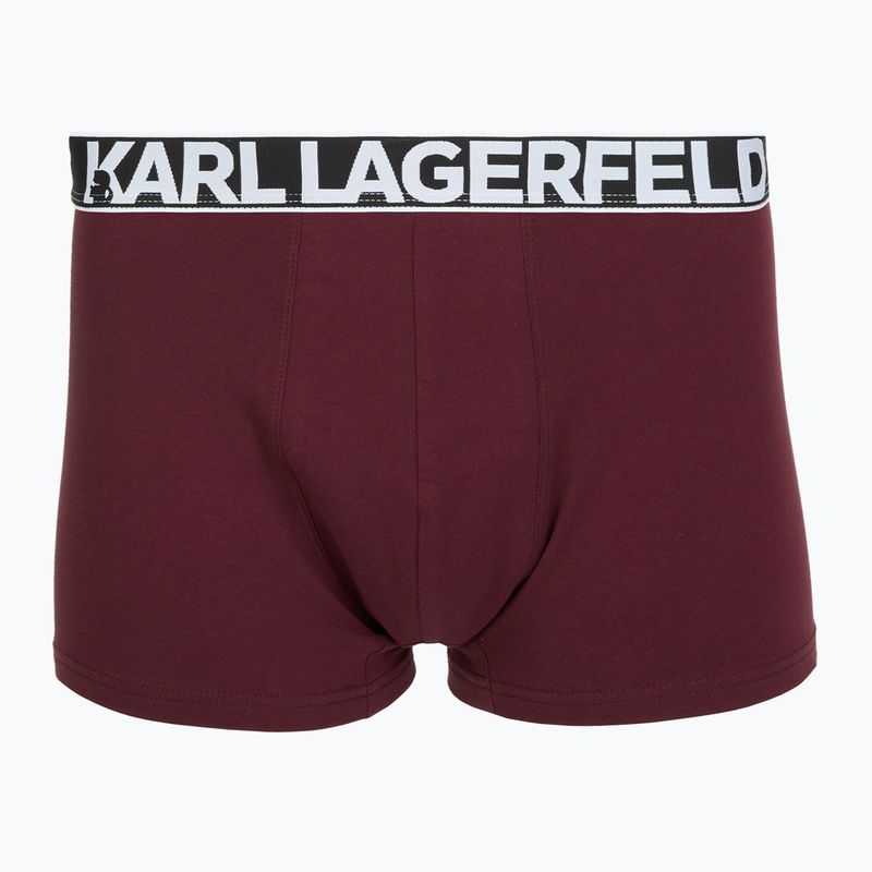 Труси чоловічі KARL LAGERFELD Bold Elastic Trunk 3 пари windsor/black/ash 3