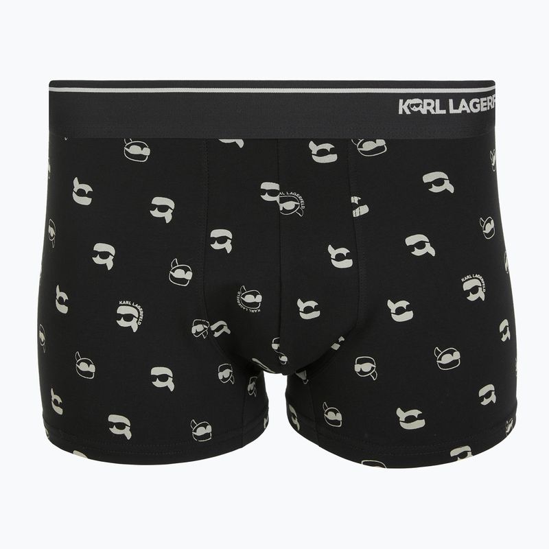 Набір Труси + Шкарпетки чоловічі KARL LAGERFELD Ikon Trunk aop karl dot black 2