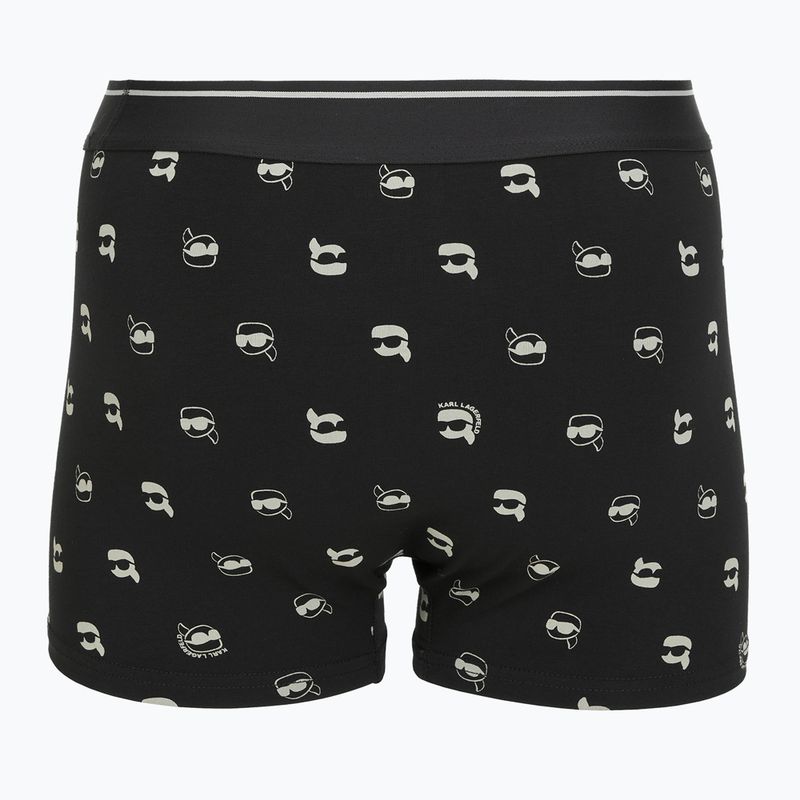 Набір Труси + Шкарпетки чоловічі KARL LAGERFELD Ikon Trunk aop karl dot black 3