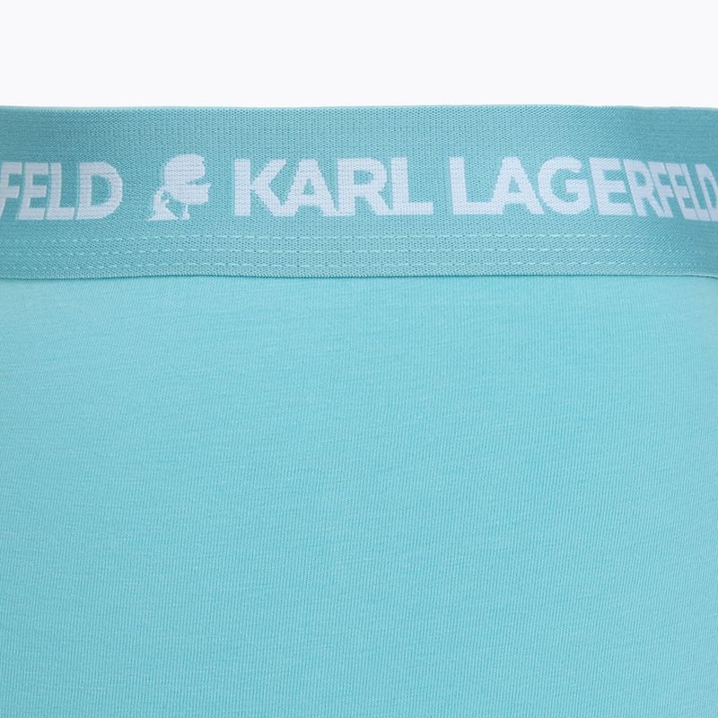 Труси чоловічі KARL LAGERFELD Logo Trunk Multiband 3 пари dark sea/indigo/blue 6