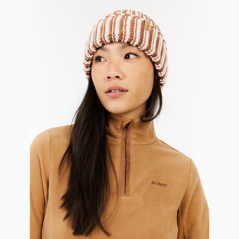 Кофта жіноча Protest PRTRemutez 1/4 Zip Active teddy brown 7