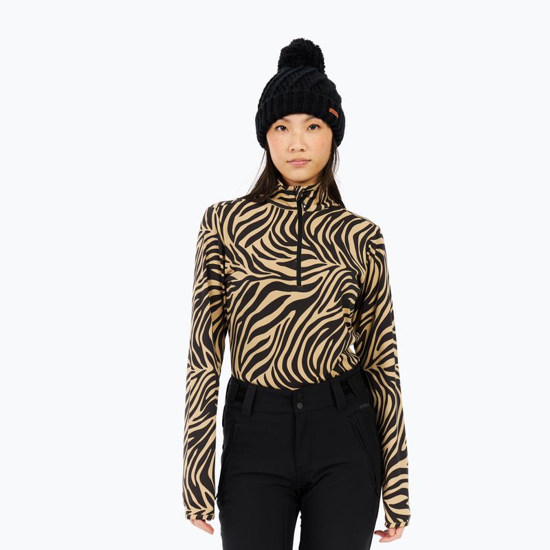 Кофта жіноча Protest PRTEsher 1/4 Zip Active bamboobeige 4