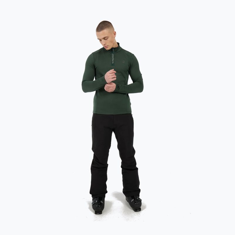Кофта чоловіча Protest Rewill 1/4 Zip Active kale green 2