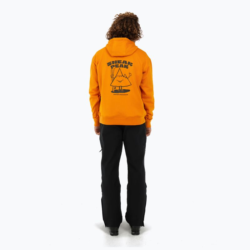 Чоловіча худі для сноуборду Protest PRTIvo Outdoor Hoodie caramel yellow 3