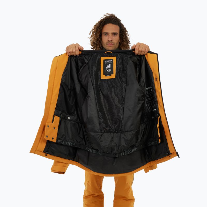 Куртка для сноуборду чоловіча Protest PRTTimothy caramel yellow 8