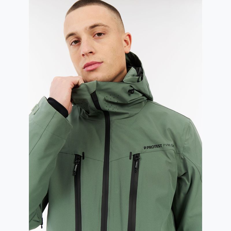 Чоловіча куртка для сноуборду Protest PRTTimothy aspen green 5