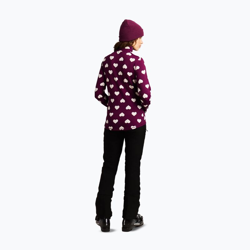 Кофта флісова жіноча Protest PRTSwana 1/4 Zip Active current purple 3
