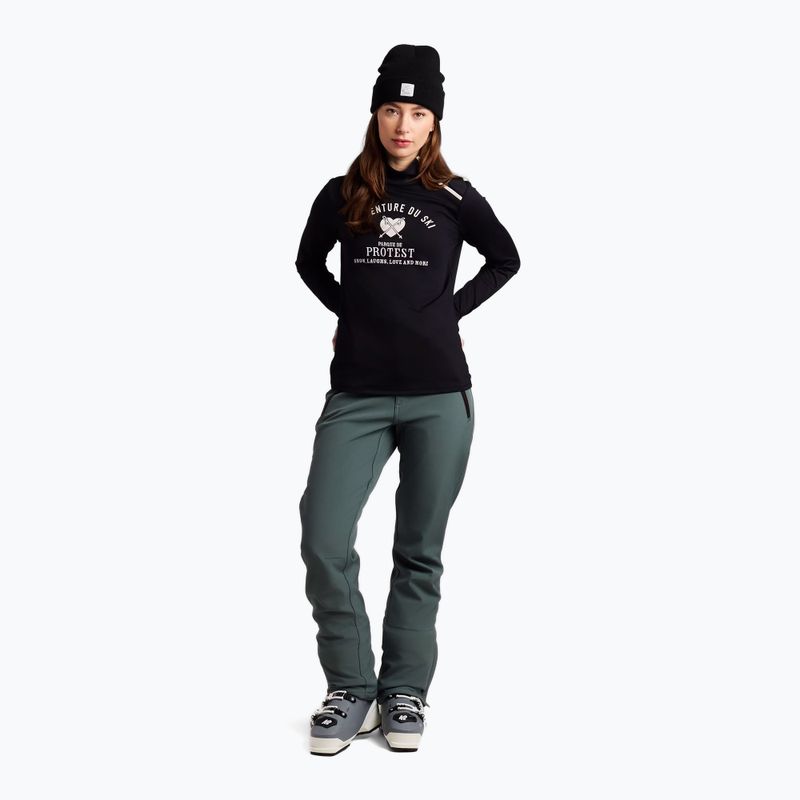 Лонгслів жіночий Protest PRTHolker Active true black 2