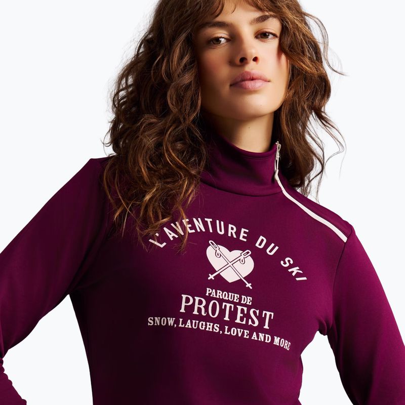Лонгслів жіночий Protest PRTHolker Active current purple 5