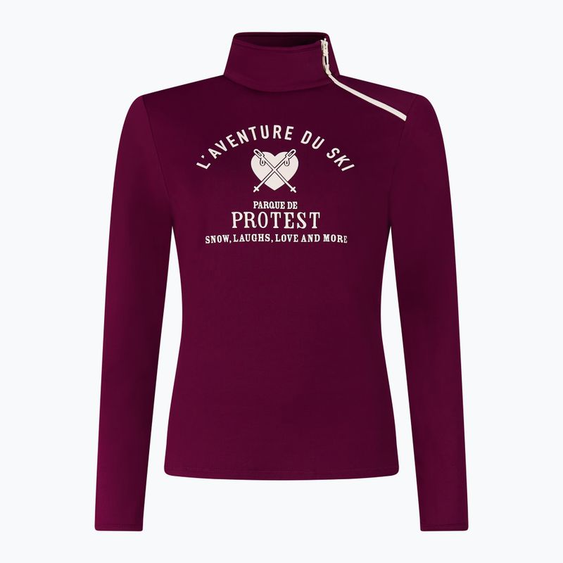 Лонгслів жіночий Protest PRTHolker Active current purple 6