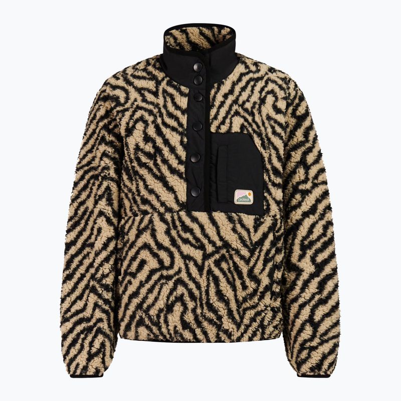 Кофта флісова жіноча Protest PRTJosey 1/4 Button bamboobeige 6